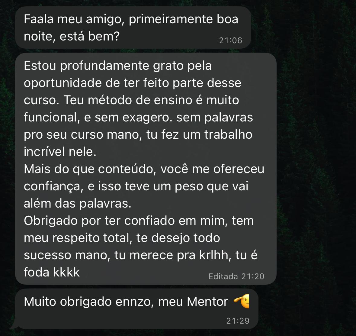 Depoimento de aluno do Leitura Inesquecível