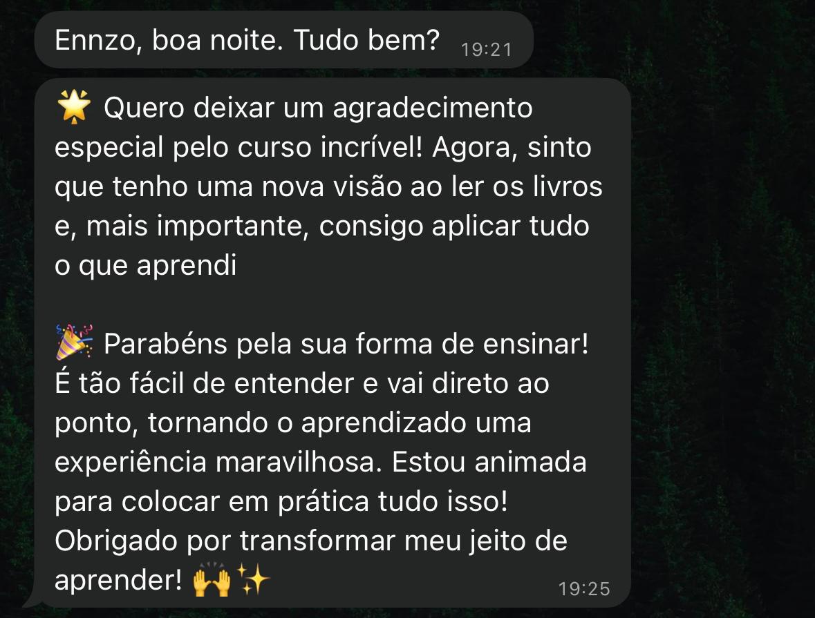 Depoimento de aluno do Leitura Inesquecível